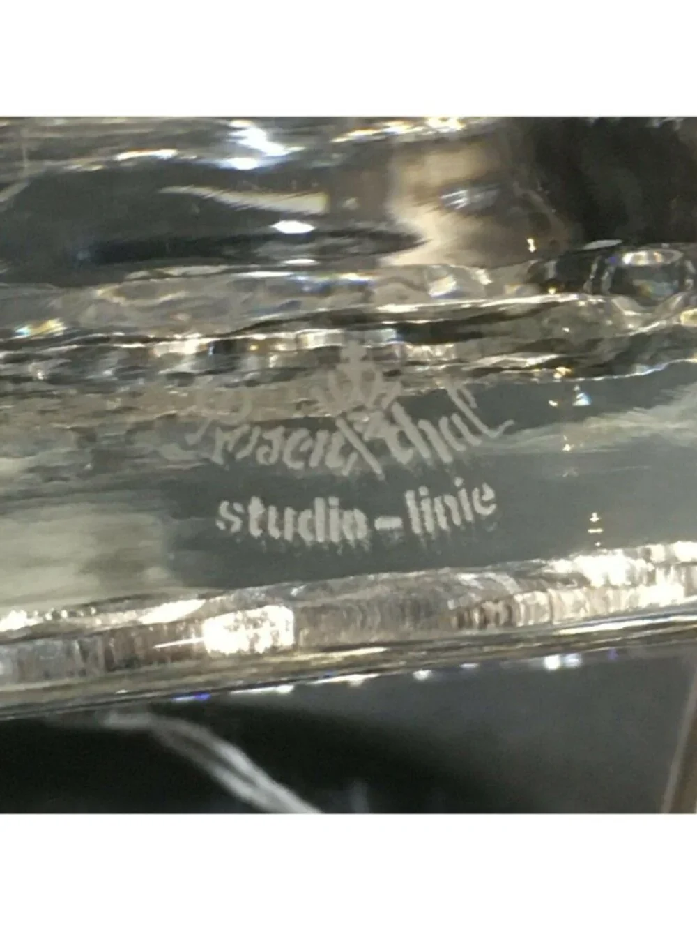Rosenthal Studio Linie Glass Ashtray no notches Trinket Dish